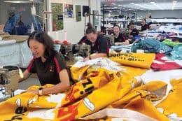 Our sewing team